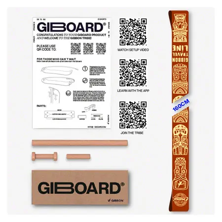 GIBBON Giboard Webbing/Gurtband Travel, 160 cm