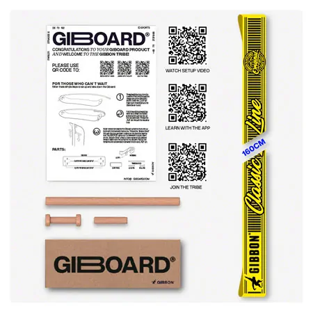 GIBBON Giboard Webbing/Gurtband Classic, 160 cm