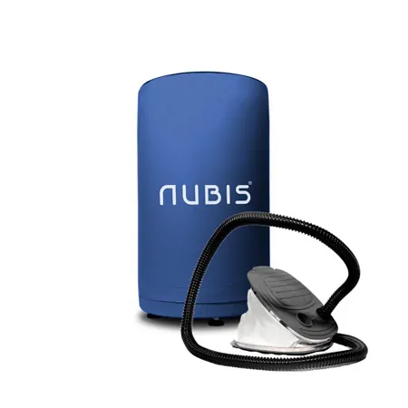 NUBIS aufblasbarer Hocker inkl. Tragetasche, 35 x 50 cm + Fupumpe