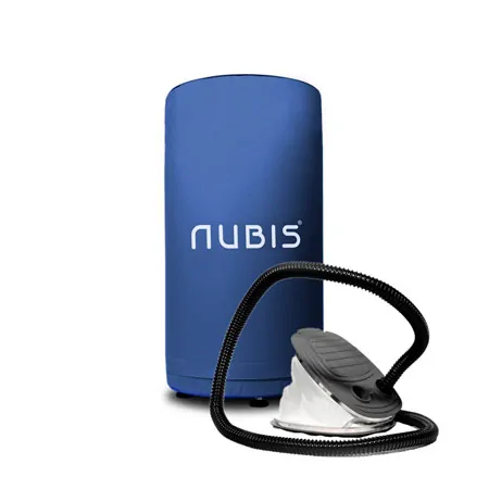 NUBIS aufblasbarer Hocker inkl. Tragetasche, 35 x 60 cm + Fupumpe