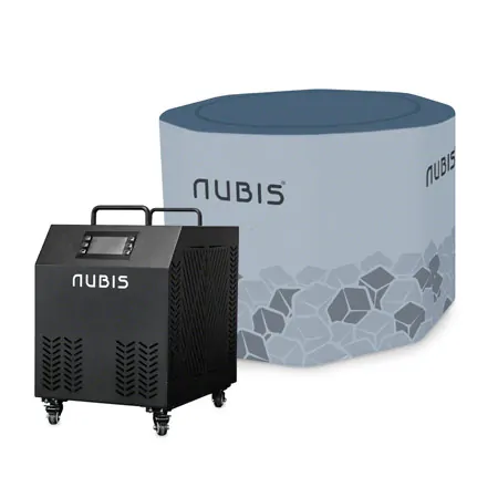 NUBIS aufblasbares Kltebecken IceBath + Khlgert Chiller, inkl. Pumpe und Tasche